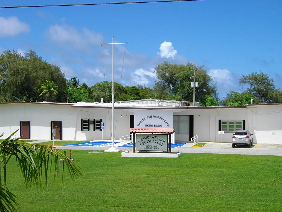 The Commonwealth Legislature building at Capitol Hill, Saipan. The tax framework that makes residency worth pursuing was written here.