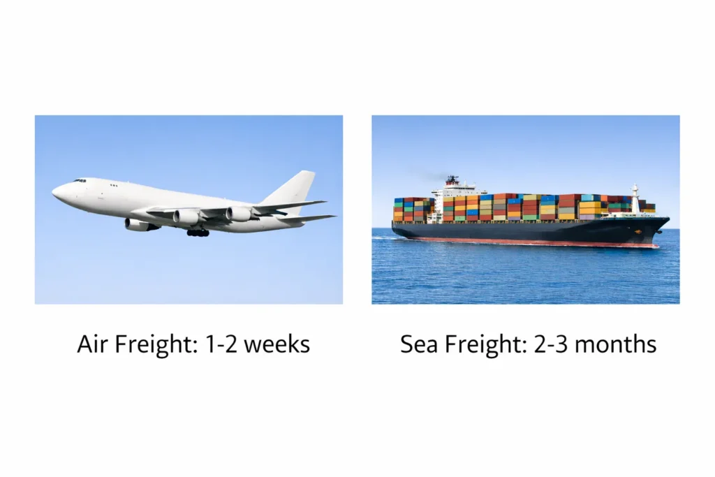 Shipping to Saipan comes in two speeds. Neither is Same-Day Shipping.